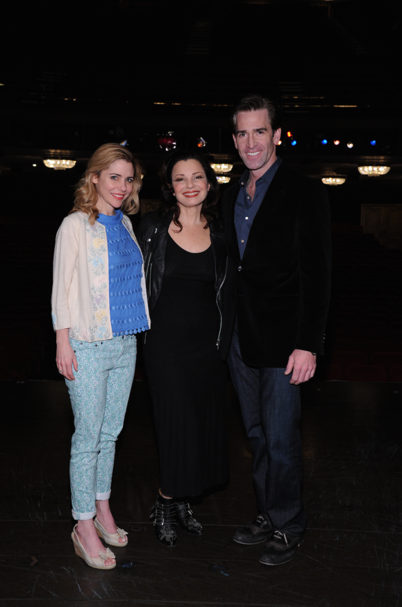 Photo Flash: THE NANNY Co-Creators Visit Fran Drescher at Broadway's CINDERELLA! Image