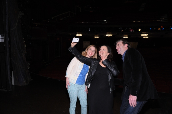 Photo Flash: THE NANNY Co-Creators Visit Fran Drescher at Broadway's CINDERELLA! Image