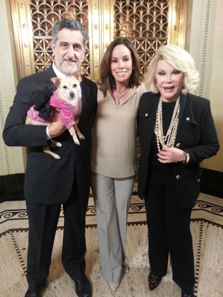 Photo Flash: LADY DAY's Roxie the Chihuahua Attends Funeral for Joan Rivers' Dog Max Image