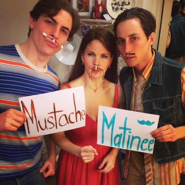 Photo Flash: Saturday Intermission Pics, 4/12- Story Time With ROCKY, Face Time With NEWSIES, and More! Image