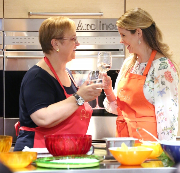 Photo Coverage: Chef Lidia Bastianich Cooks with BRIDGES OF MADISON COUNTY's Kelli O'Hara at Eataly Image