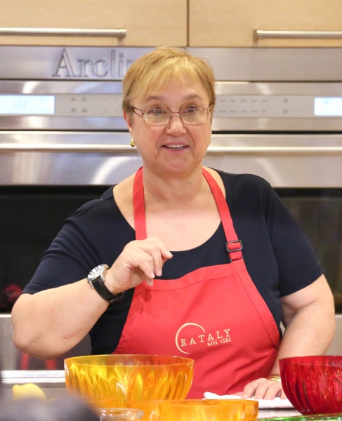 Photo Coverage: Chef Lidia Bastianich Cooks with BRIDGES OF MADISON COUNTY's Kelli O'Hara at Eataly Image