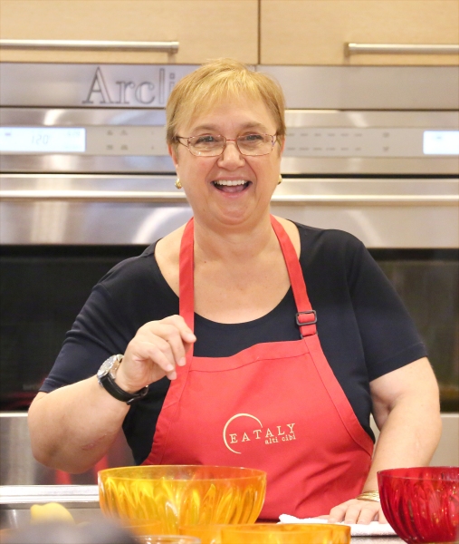 Photo Coverage: Chef Lidia Bastianich Cooks with BRIDGES OF MADISON COUNTY's Kelli O'Hara at Eataly Image
