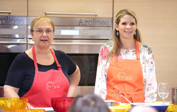 Photo Coverage: Chef Lidia Bastianich Cooks with BRIDGES OF MADISON COUNTY's Kelli O'Hara at Eataly Image