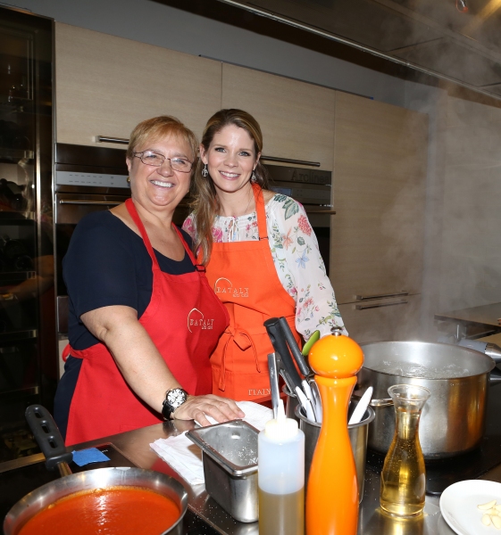 Photo Coverage: Chef Lidia Bastianich Cooks with BRIDGES OF MADISON COUNTY's Kelli O'Hara at Eataly Image