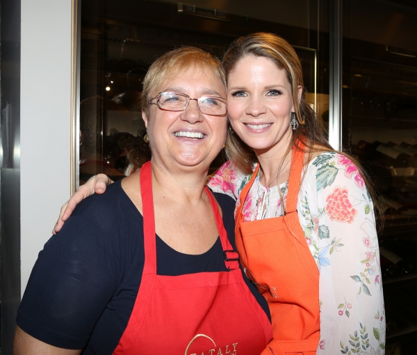 Photo Coverage: Chef Lidia Bastianich Cooks with BRIDGES OF MADISON COUNTY's Kelli O'Hara at Eataly Image
