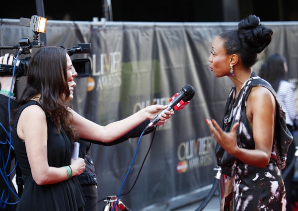 Photo Coverage: OLIVIERS 2014 - Red Carpet Part 2, Davis, Dench, Freeman, Hiddlestone and More! Image