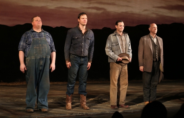 Photo Coverage: James Franco, Chris O'Dowd & OF MICE AND MEN Company Take Opening Night Bows! Image