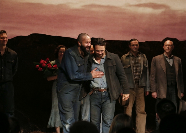 Photo Coverage: James Franco, Chris O'Dowd & OF MICE AND MEN Company Take Opening Night Bows! Image