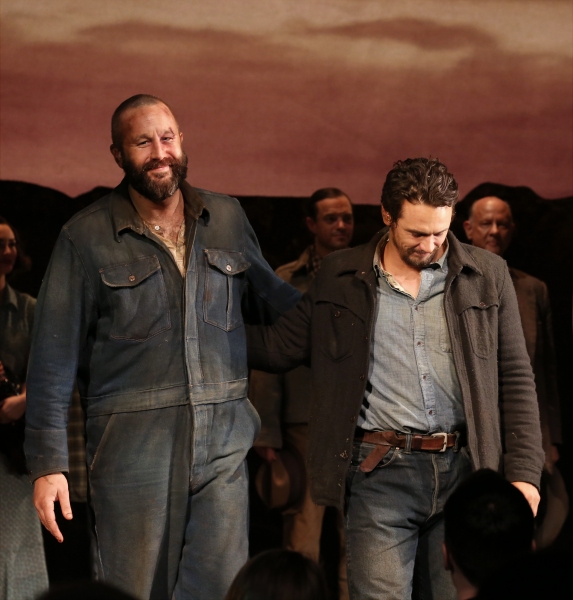 Photo Coverage: James Franco, Chris O'Dowd & OF MICE AND MEN Company Take Opening Night Bows! Image