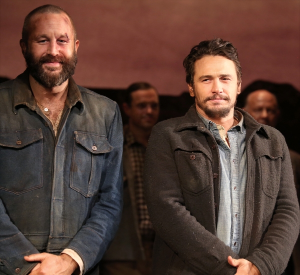 Photo Coverage: James Franco, Chris O'Dowd & OF MICE AND MEN Company Take Opening Night Bows! Image