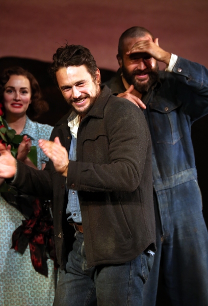 Photo Coverage: James Franco, Chris O'Dowd & OF MICE AND MEN Company Take Opening Night Bows! Image