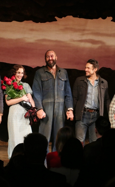 Photo Coverage: James Franco, Chris O'Dowd & OF MICE AND MEN Company Take Opening Night Bows! Image