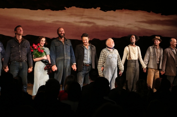 Photo Coverage: James Franco, Chris O'Dowd & OF MICE AND MEN Company Take Opening Night Bows! Image