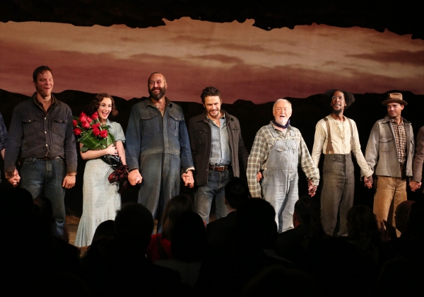 Photo Coverage: James Franco, Chris O'Dowd & OF MICE AND MEN Company Take Opening Night Bows! Image