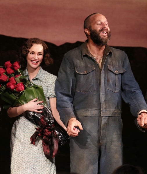 Photo Coverage: James Franco, Chris O'Dowd & OF MICE AND MEN Company Take Opening Night Bows! Image