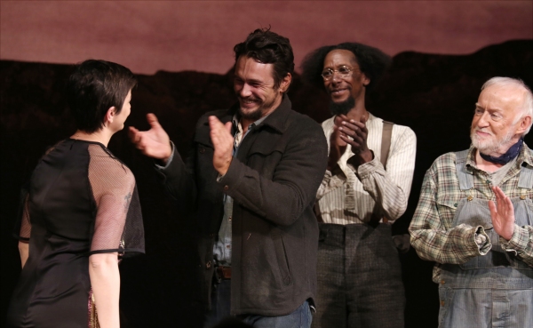 Photo Coverage: James Franco, Chris O'Dowd & OF MICE AND MEN Company Take Opening Night Bows! Image