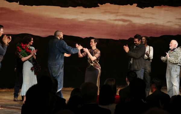 Photo Coverage: James Franco, Chris O'Dowd & OF MICE AND MEN Company Take Opening Night Bows! Image