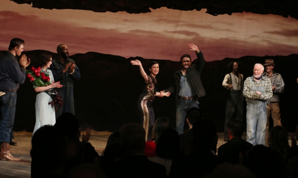Photo Coverage: James Franco, Chris O'Dowd & OF MICE AND MEN Company Take Opening Night Bows! Image