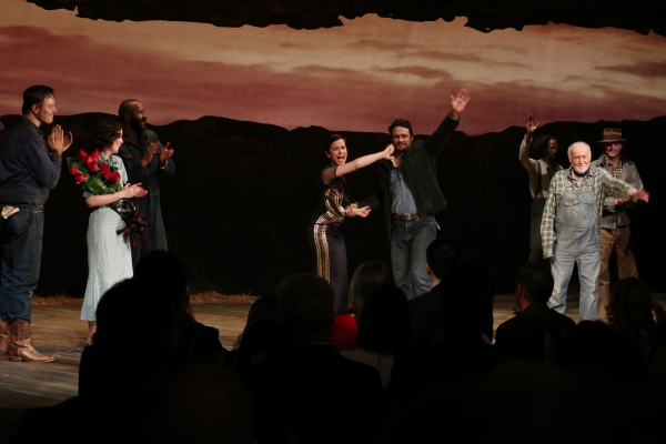 Photo Coverage: James Franco, Chris O'Dowd & OF MICE AND MEN Company Take Opening Night Bows! Image