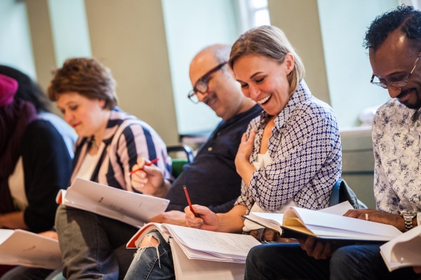 Photo Coverage: THE PAJAMA GAME In Rehearsals, Starring Xavier and Riding! Image