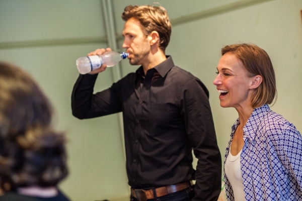 Photo Coverage: THE PAJAMA GAME In Rehearsals, Starring Xavier and Riding! Image