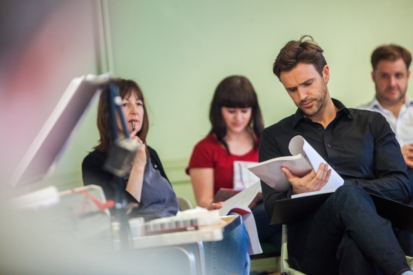 Photo Coverage: THE PAJAMA GAME In Rehearsals, Starring Xavier and Riding! Image