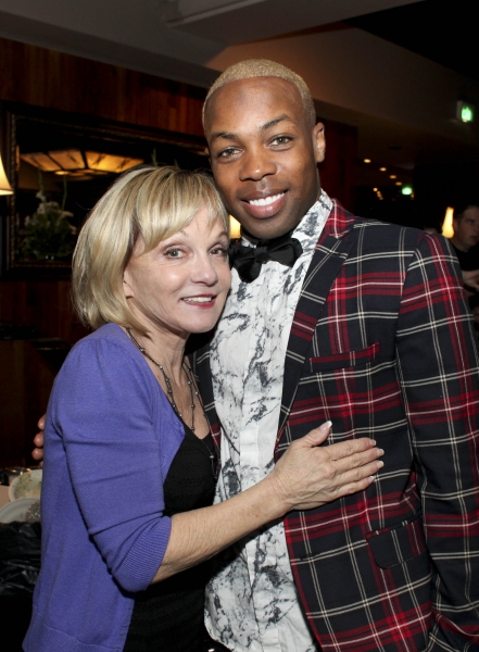 Producer Kathy Rigby and cast member Todrick Hall Photo