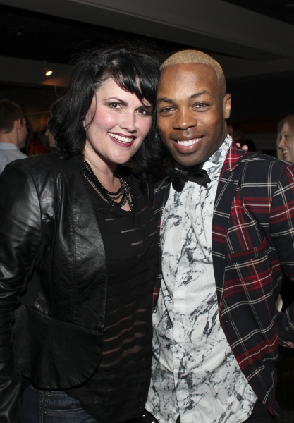 Cast members Kelli Provart and Todrick Hall Photo