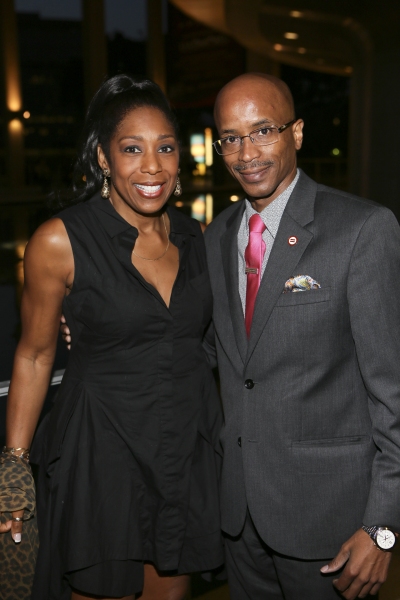 Actress Dawnn Lewis and Nolan V. Rollins, President and CEO of the Los Angeles Urban  Photo
