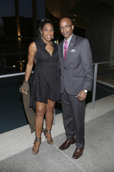 Actress Dawnn Lewis and Nolan V. Rollins, President and CEO of the Los Angeles Urban  Photo