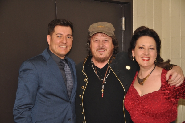 Jim Masters, Zucchero and Cristina Fontanelli Photo