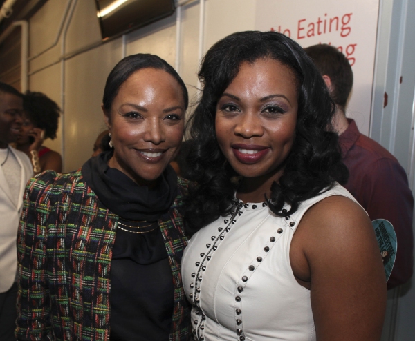 Actress Lynn Whitfield and cast member Sumayya Ali Photo