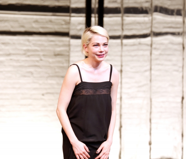 Michelle Williams during the Broadway Opening Night Performance Curtain Call for ''Ca Photo