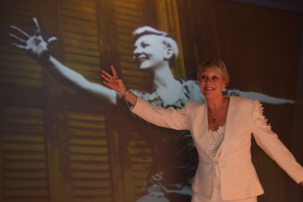 Photo Flash: Heller Halliday & Preston Hagman Visit York Theatre Company's INVENTING MARY MARTIN Image