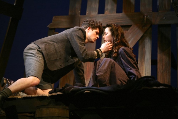 Brady Richards (Melchior) and Delphi Borich (Wendla Bergmann) Photo