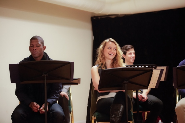 Photo Flash: In Rehearsal with ANTHEM's Jason Gotay, Remy Zaken, Randy Jones and More Off-Broadway Image