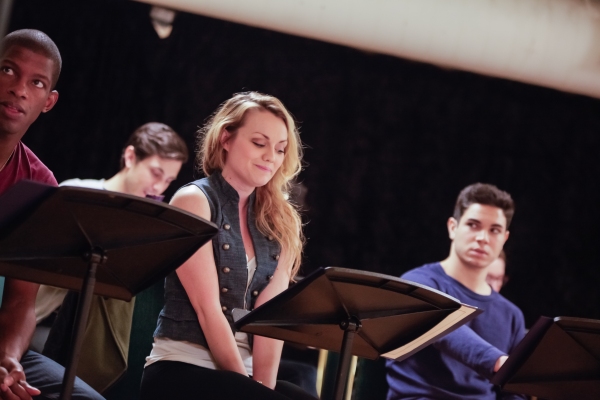 Photo Flash: In Rehearsal with ANTHEM's Jason Gotay, Remy Zaken, Randy Jones and More Off-Broadway Image