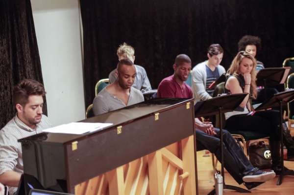 Photo Flash: In Rehearsal with ANTHEM's Jason Gotay, Remy Zaken, Randy Jones and More Off-Broadway Image