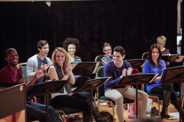 Photo Flash: In Rehearsal with ANTHEM's Jason Gotay, Remy Zaken, Randy Jones and More Off-Broadway Image