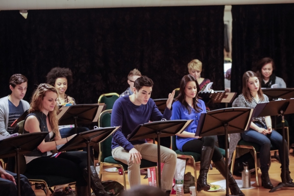Photo Flash: In Rehearsal with ANTHEM's Jason Gotay, Remy Zaken, Randy Jones and More Off-Broadway Image