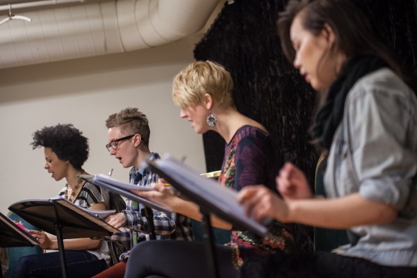 Photo Flash: In Rehearsal with ANTHEM's Jason Gotay, Remy Zaken, Randy Jones and More Off-Broadway Image
