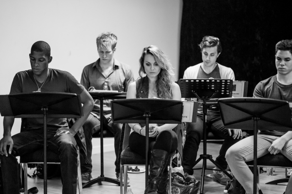Photo Flash: In Rehearsal with ANTHEM's Jason Gotay, Remy Zaken, Randy Jones and More Off-Broadway Image