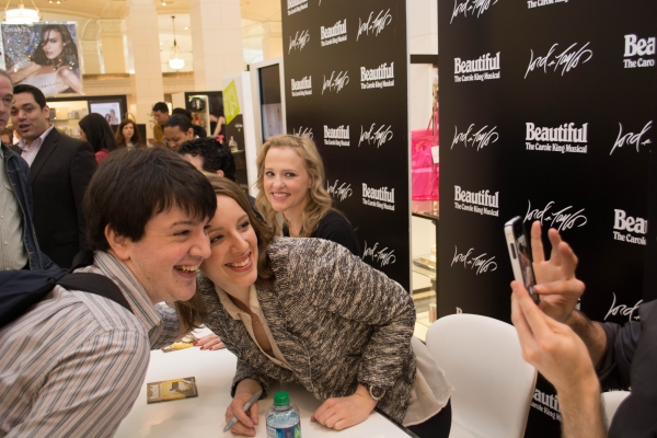 Photo Flash: Jessie Mueller, Jake Epstein, Anika Larsen and Jarrod Spector at BEAUTIFUL CD Signing at Lord & Taylor Image
