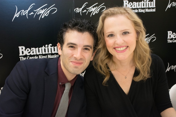 Photo Flash: Jessie Mueller, Jake Epstein, Anika Larsen and Jarrod Spector at BEAUTIFUL CD Signing at Lord & Taylor Image