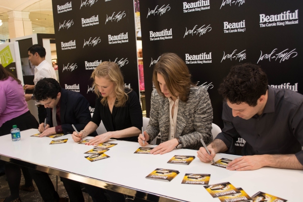 Photo Flash: Jessie Mueller, Jake Epstein, Anika Larsen and Jarrod Spector at BEAUTIFUL CD Signing at Lord & Taylor Image