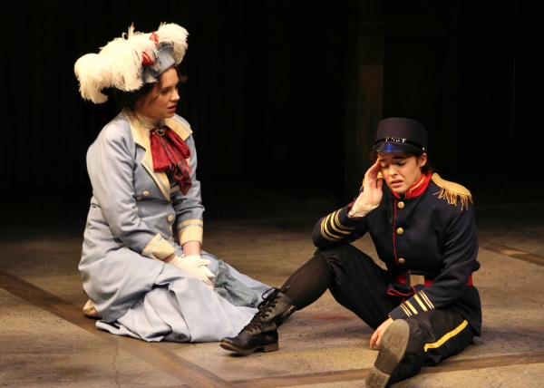 Harriet (Kendall Anne Thompson) consols Andy (Christian Bardin) after an awkward enco Photo