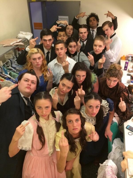 Photo Flash: Saturday Intermission Pics, 5/3, Part 2- ROCKY Snapchats Home, ALADDIN Opens Mail, and More! Image