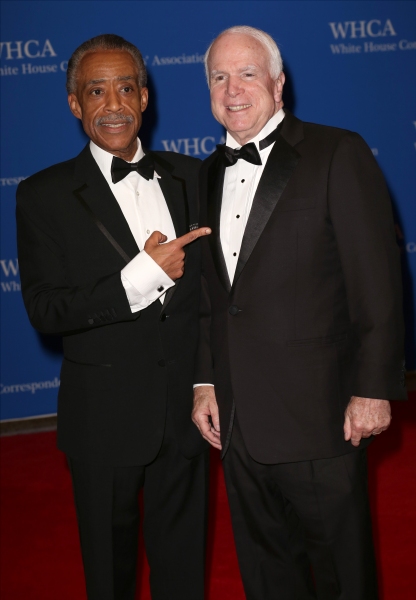 Al Sharpton and John McCain  Photo