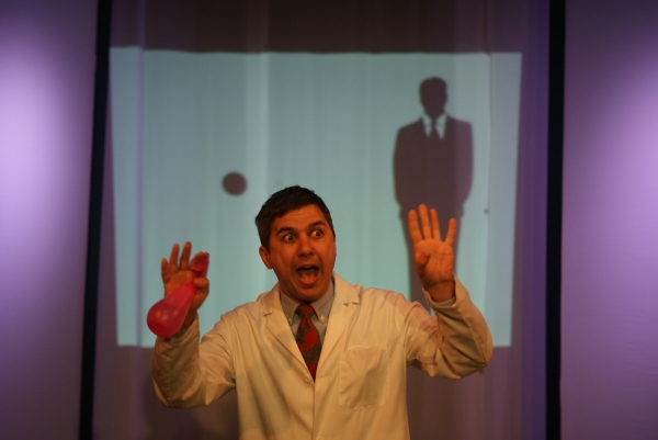 Jason Sudy as Dr. Kramer in the short play ''A World Without Allergies'' by Chris Lev Photo